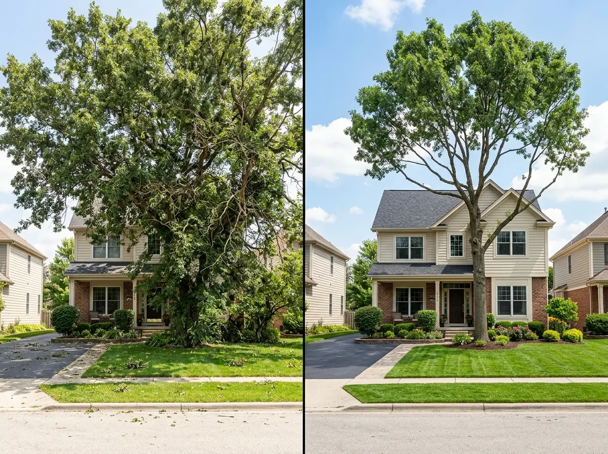 Completed roofing project